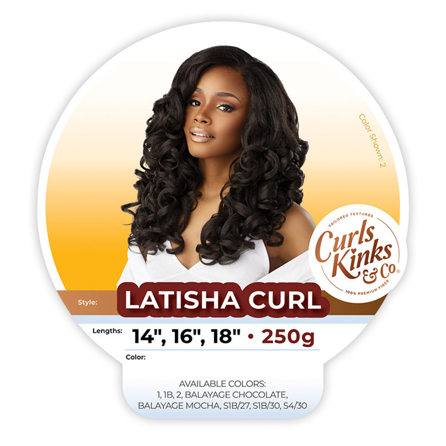 Sensationnel Weave Curls Kinks N Co Bundles 3X Multi Pack Latisha Curl 14