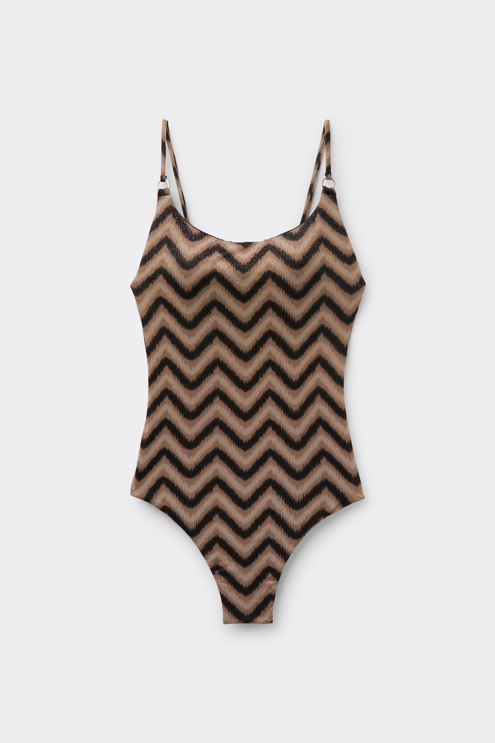 Chevron Shine One-Piece Swimsuit