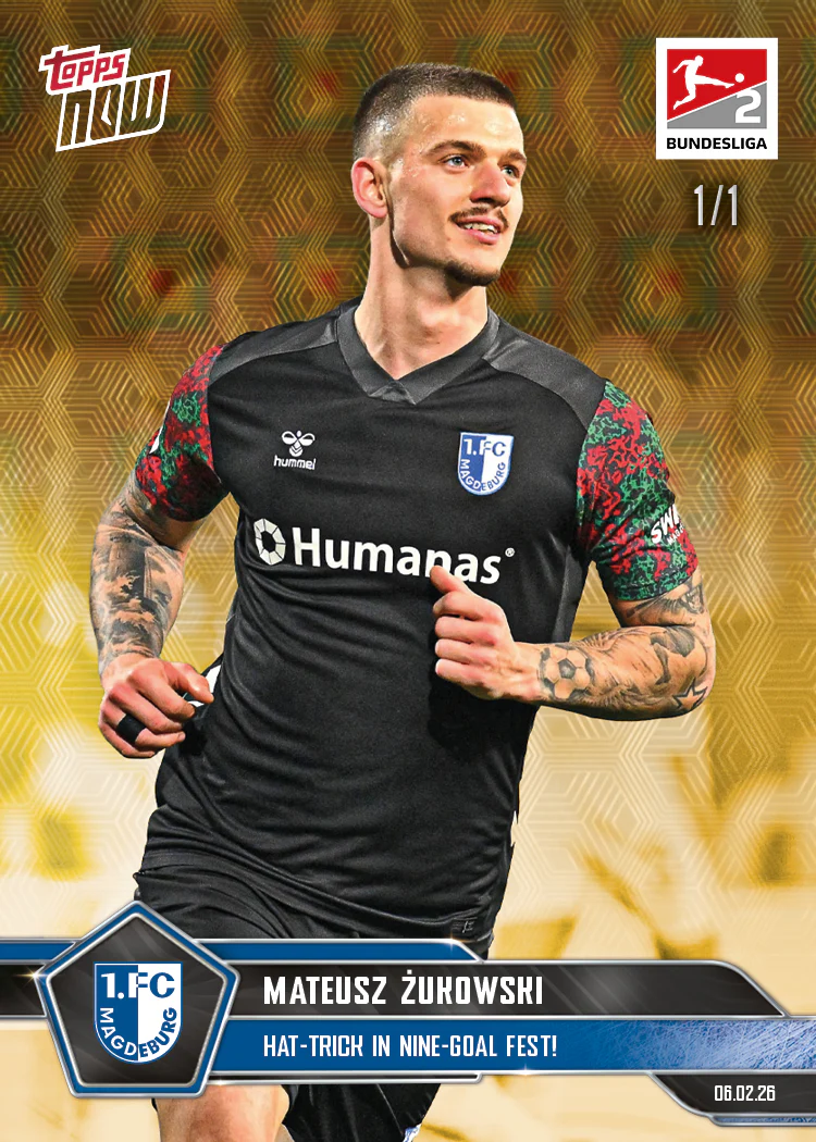 Mateusz Żukowski - 2025-26 Bundesliga Topps NOW® - Card 117