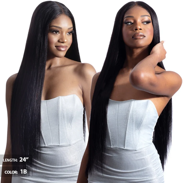 Shake N Go Glossy A+ 100% Remy Human Hair Weave - YAKY STRAIGHT 8-24
