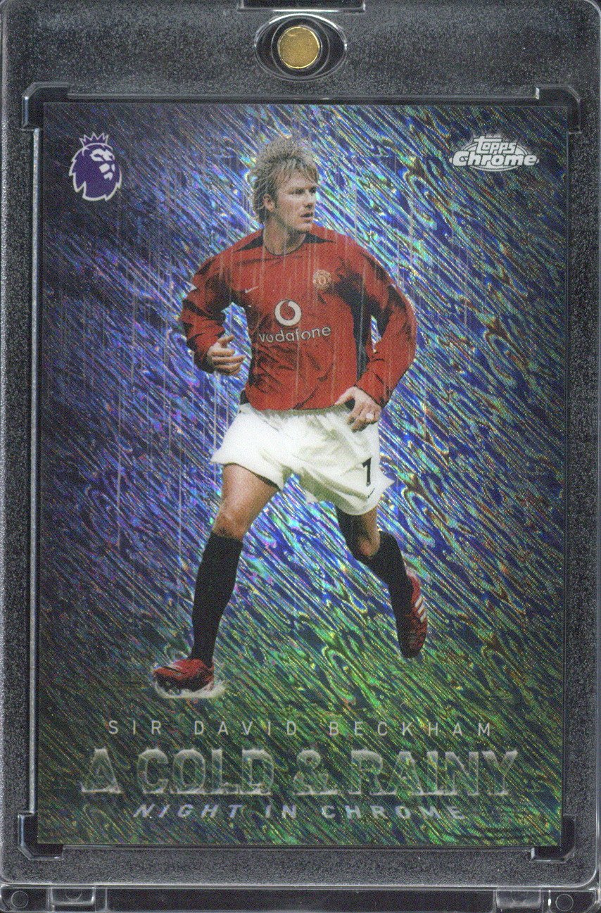 2026 Topps Chrome David Beckham A Cold & Rainy Night in Chrome #CRN-5