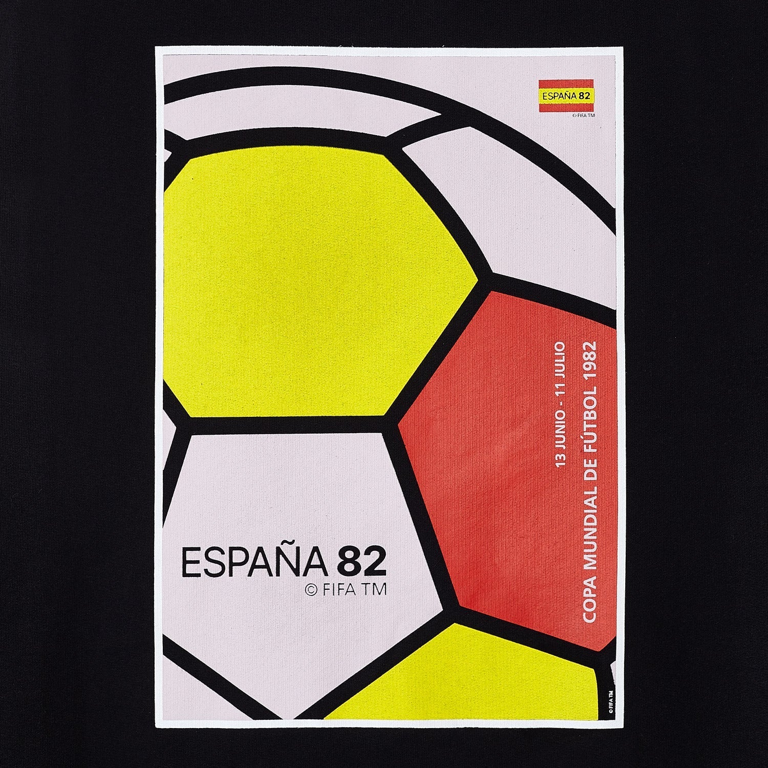 World football competition Classics Spain '82 Poster Hoodie - Men's