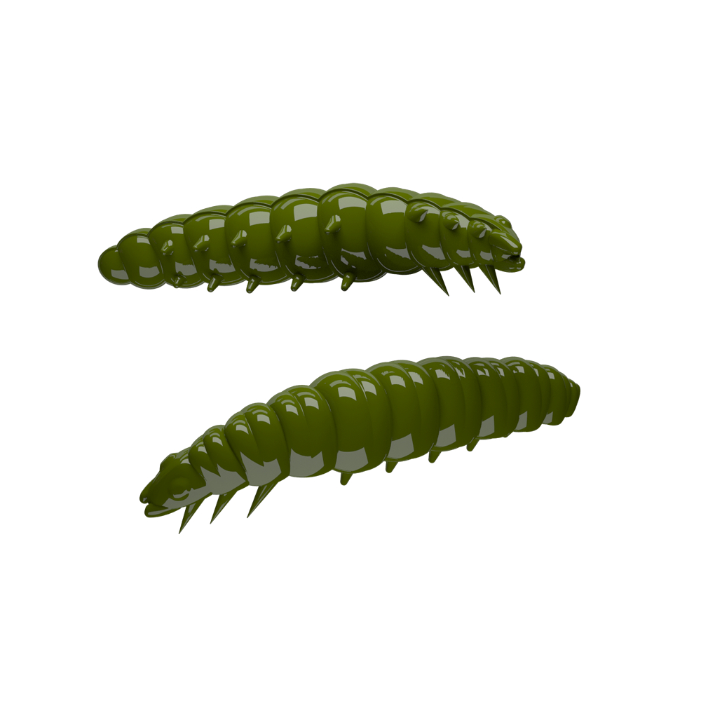 Libra Lures Larva artificial bait (olive)