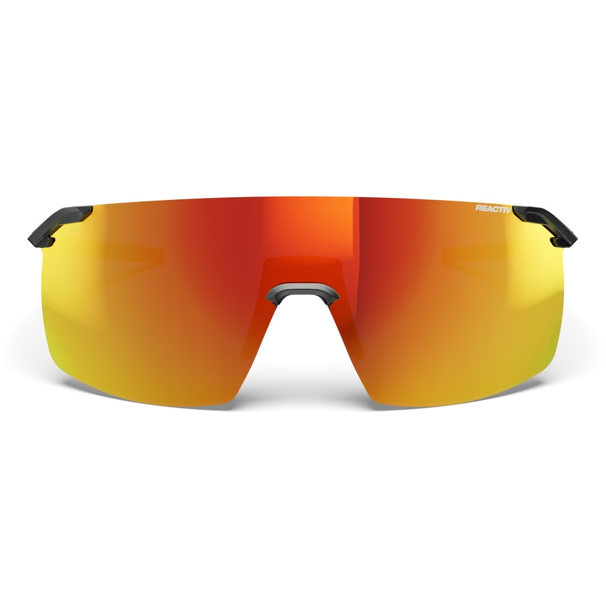 Julbo Faster M Sunglasses - Black / Yellow / Multilayer Red - Reactiv 1-3 Light Amplifier