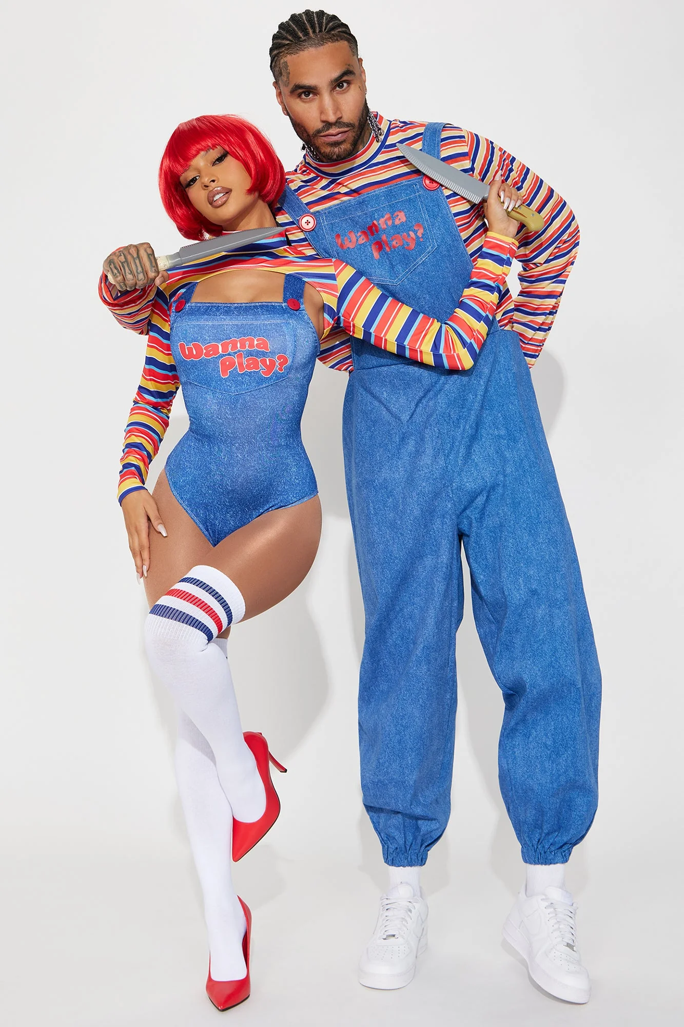 Wanna Play Evil Doll 5 Piece Costume Set - Multi Color