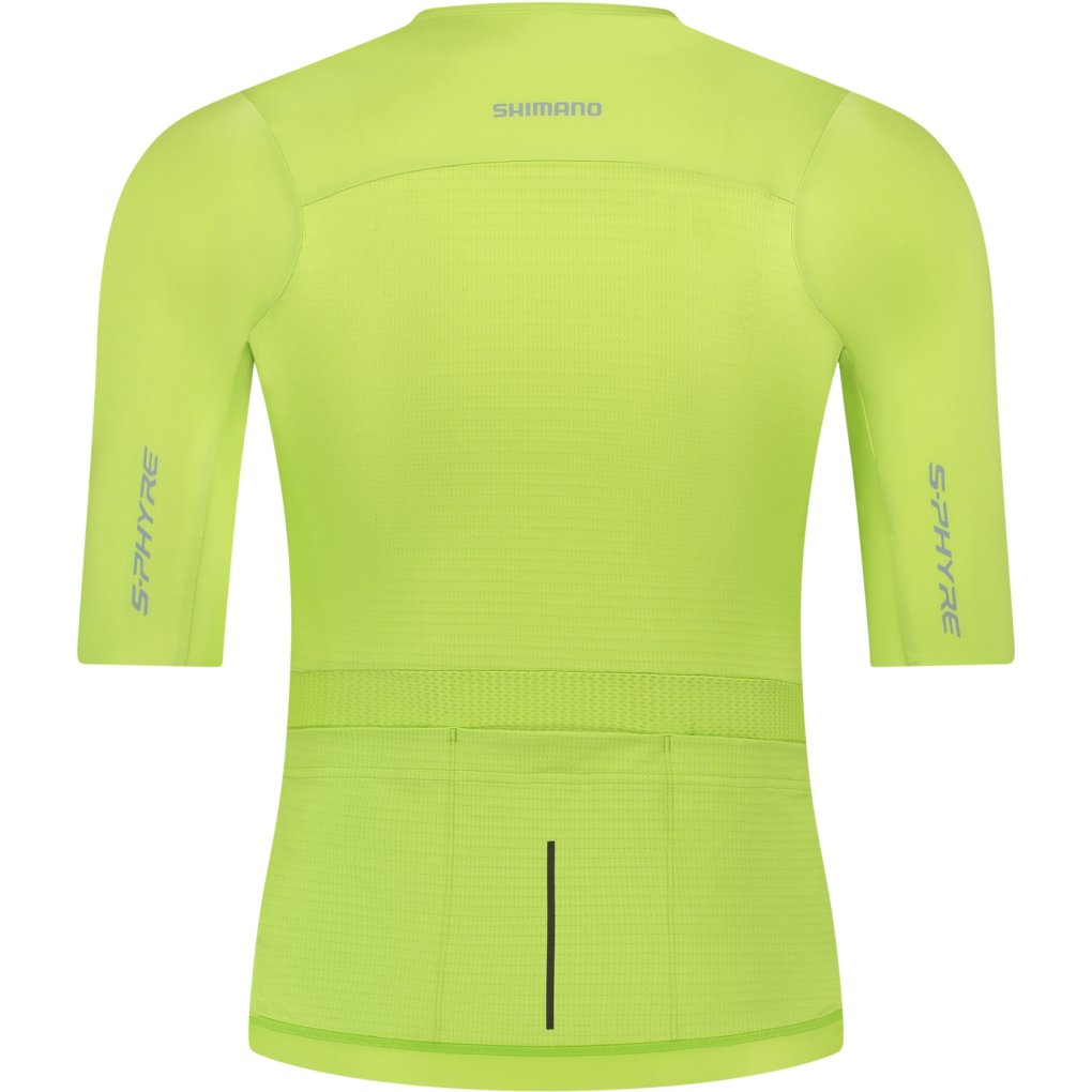 Shimano S-Phyre Leggera Short Sleeves Jersey Men - lime green