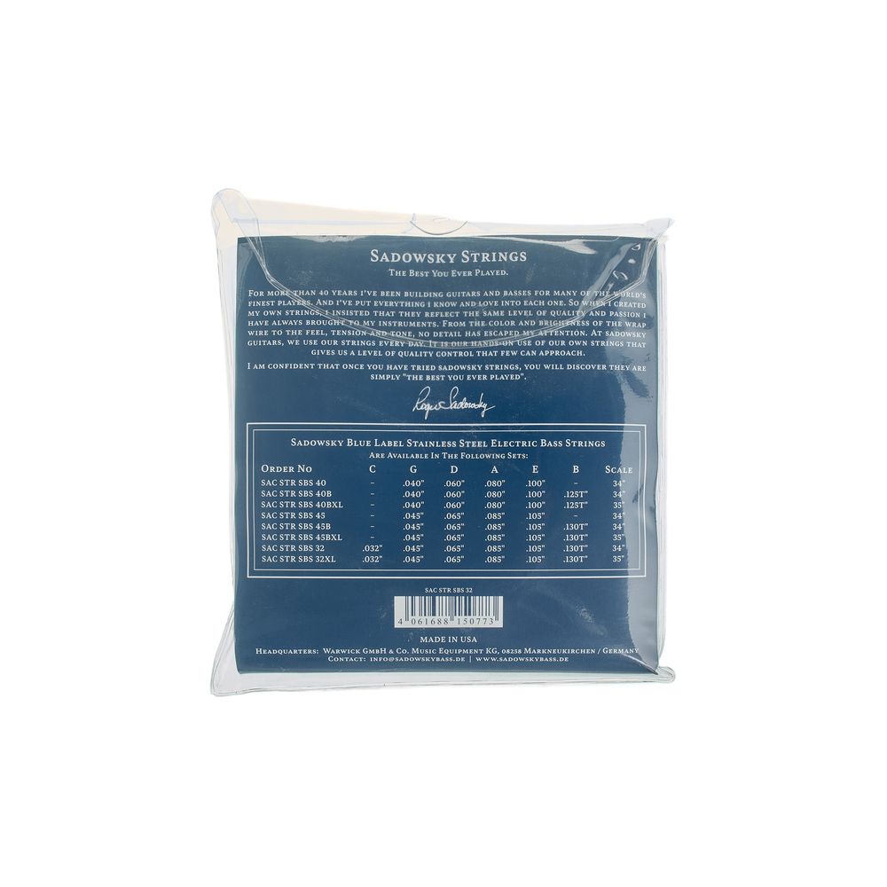 Sadowsky Blue Label Bass 6 032