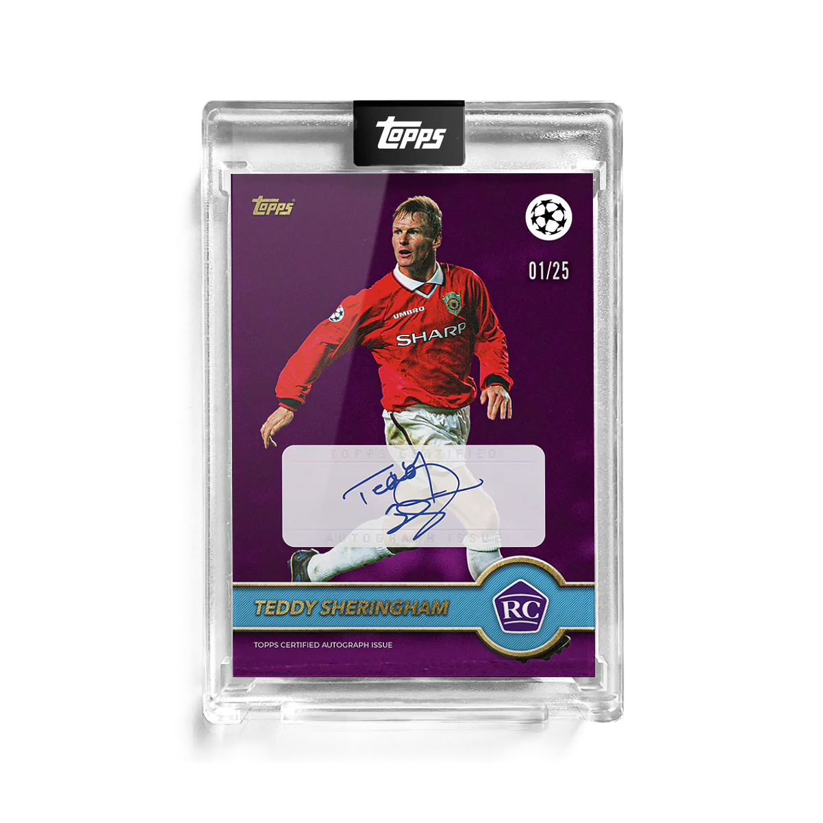 Teddy Sheringham - Lost Rookies - Autograph - 1 of 25
