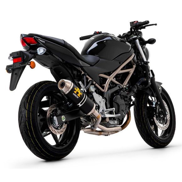 Silencieux Arrow Race Tech Alu dark embout inox - NoirSUZUKI 650 SV 650 ABS - 2016 - 2024Ref : AW0309 / 71846AON