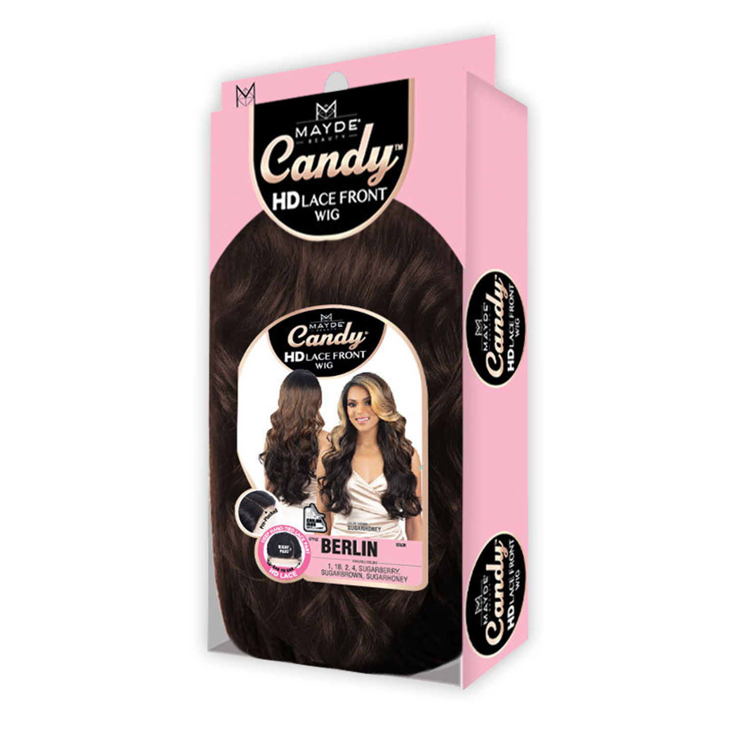 Mayde Beauty HD Lace Front Wig Candy Berlin