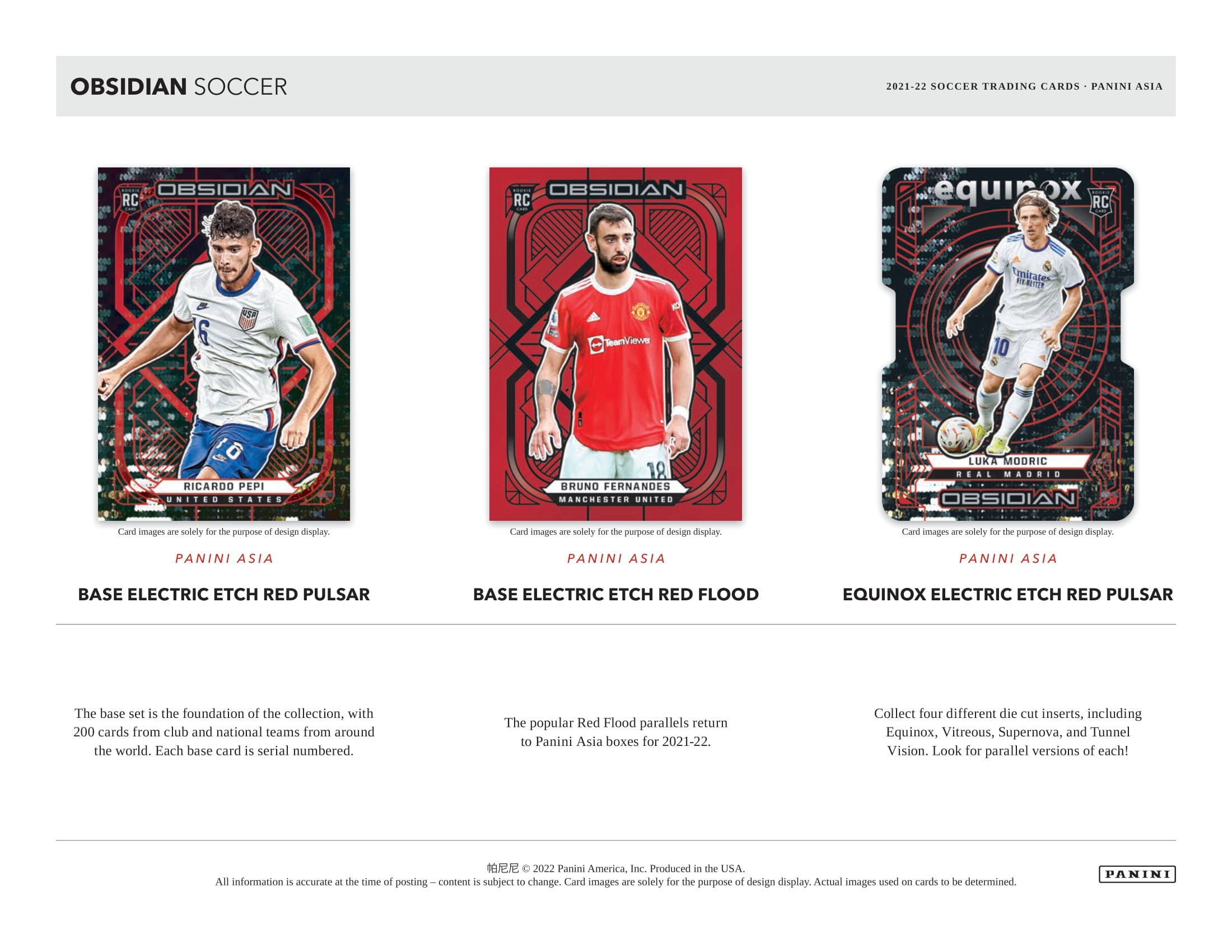 2021/22 Panini Obsidian Soccer (Fußball) Asia Tmall Box