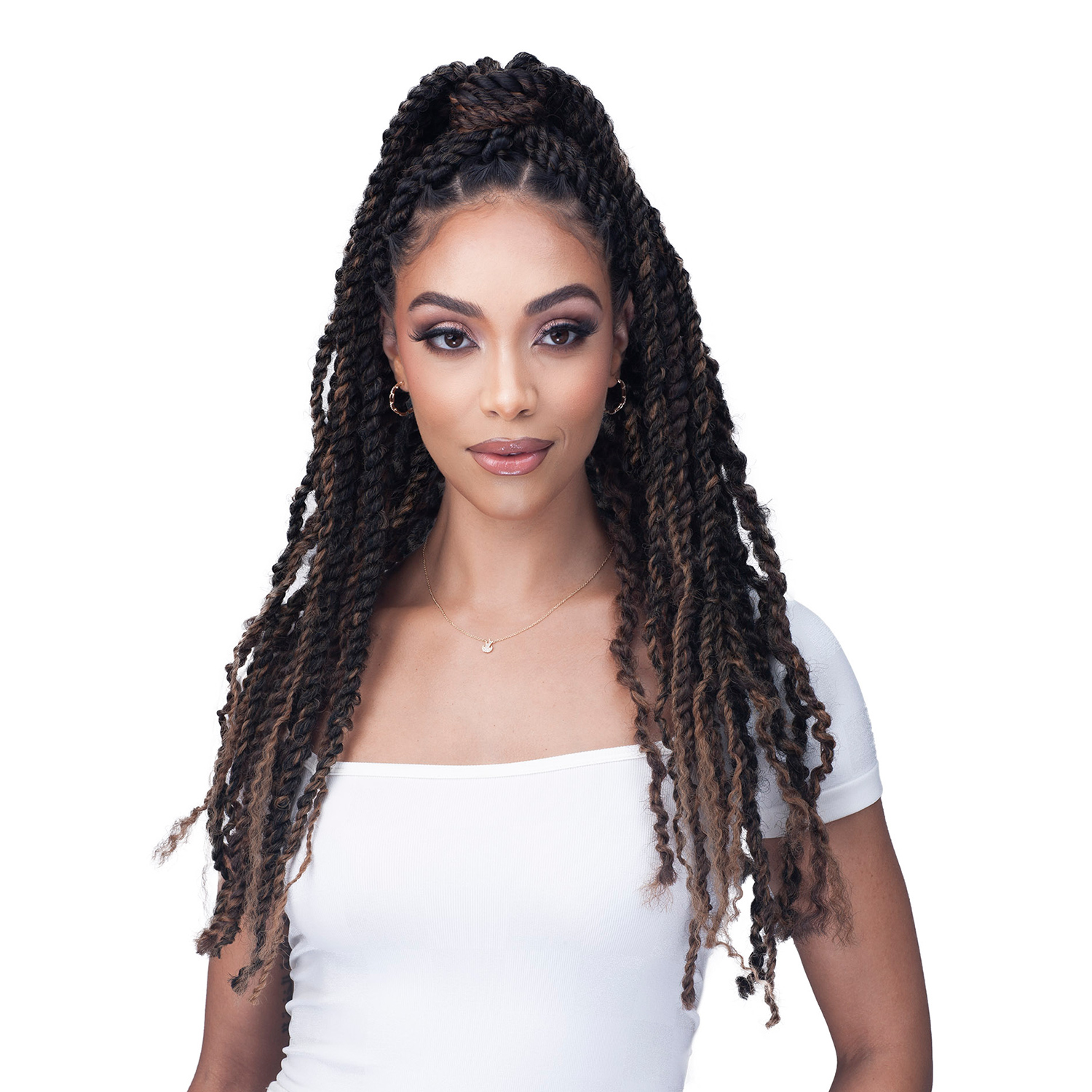 Laude Crochet Braids Pre-Stretched 3X Jamaica Braid 16