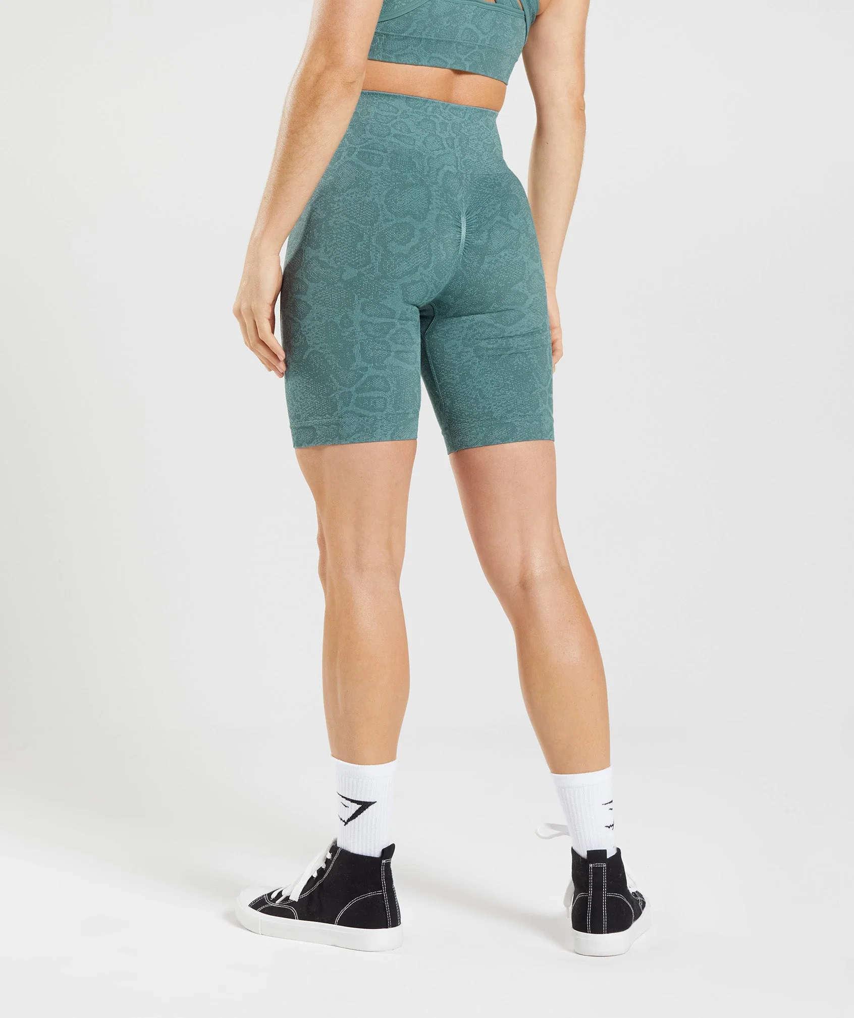 Adapt Animal Seamless Cycling Shorts Iceberg Blue/Thunder Blue