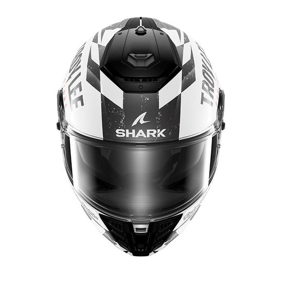 Shark SPARTAN RS RACESHOP Full-Face Helmet - White / BlackRef: Sh1739-C42108