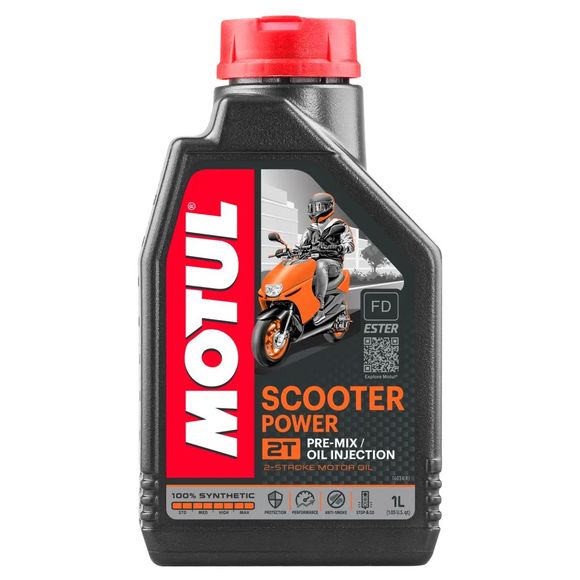 Motul SCOOTER POWER 2T 1L Universal engine oilRef: MOT0149 / 105881