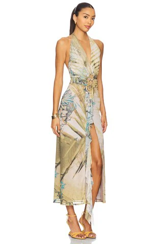 Cindy Plunge Maxi Dress