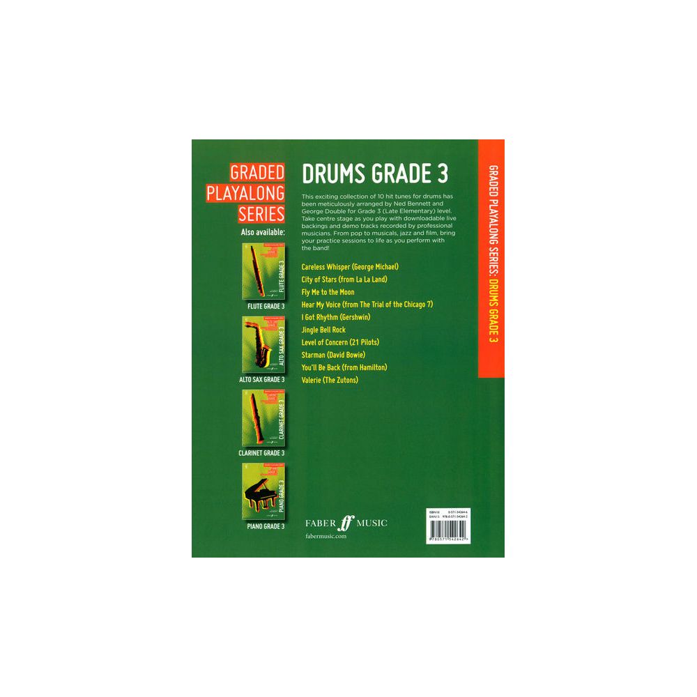 Faber Music Graded Playalong Drums Grade 3 – Thomann Ireland