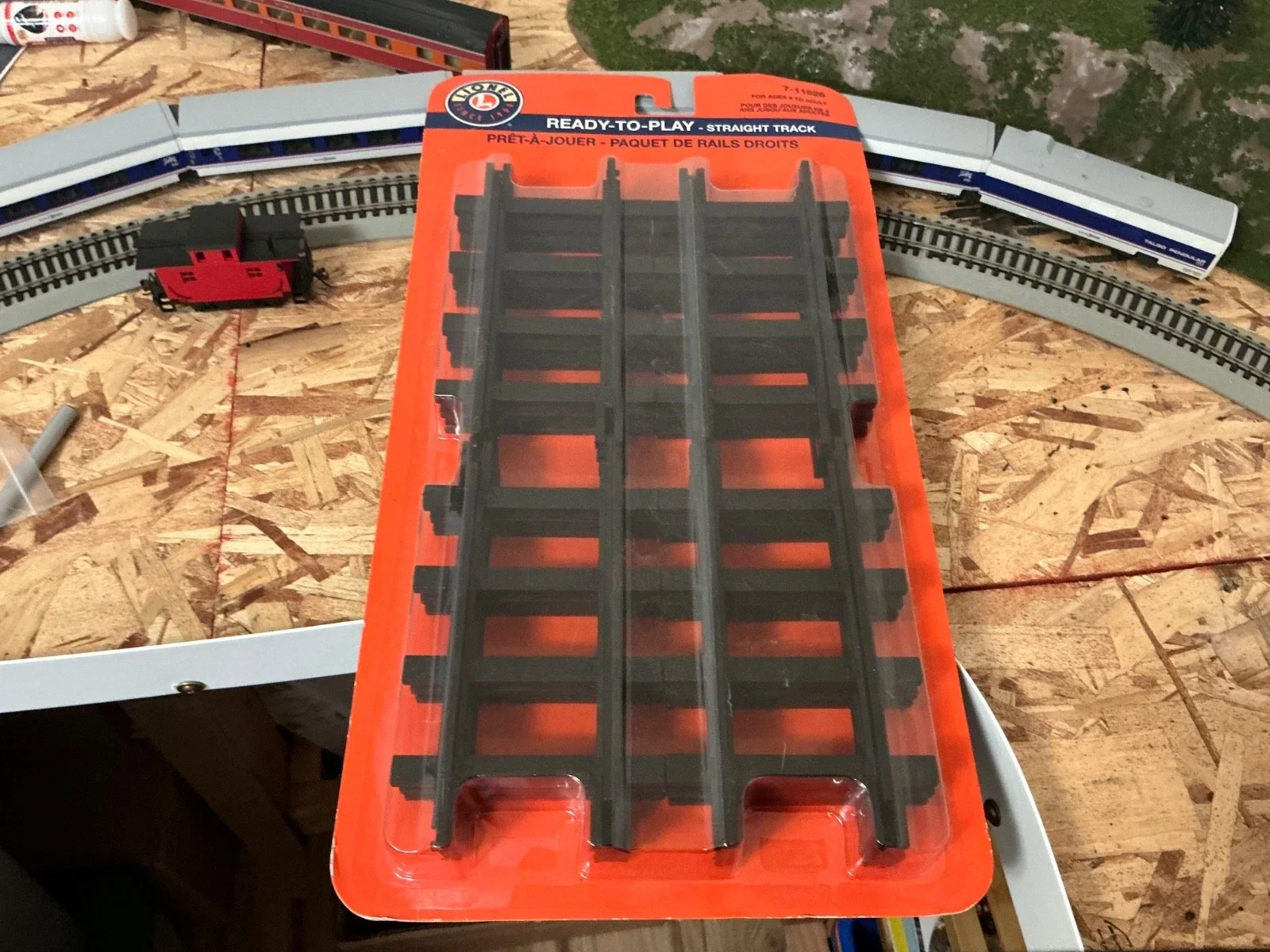 Lionel LNL711039 7-11039 *D* G STRAIGHT TRACK PACK 4PC