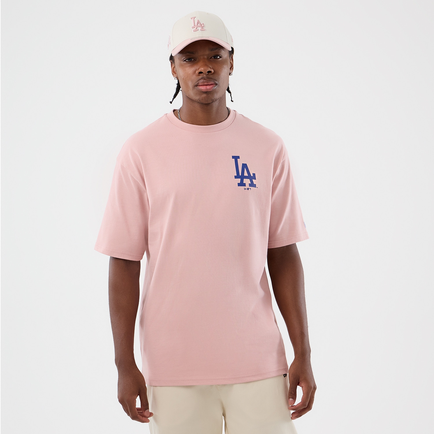Los Angeles Dodgers Cap Graphic MLB T-Shirt Rose
