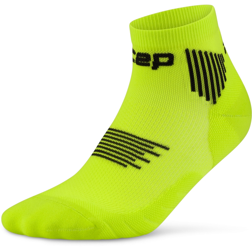 CEP Core Run Low Cut Compression Socks Men - lime/black