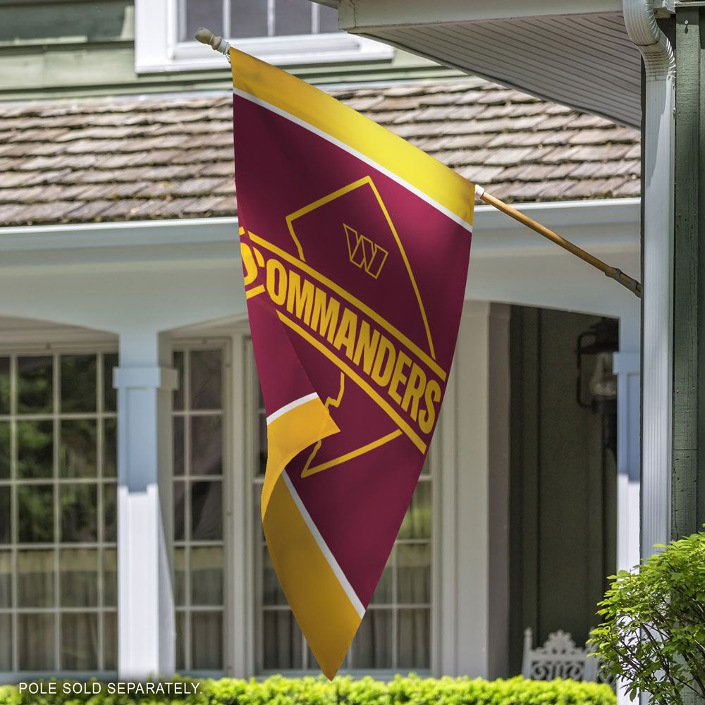 Washington Commanders State Logo WinCraft NFL Flag