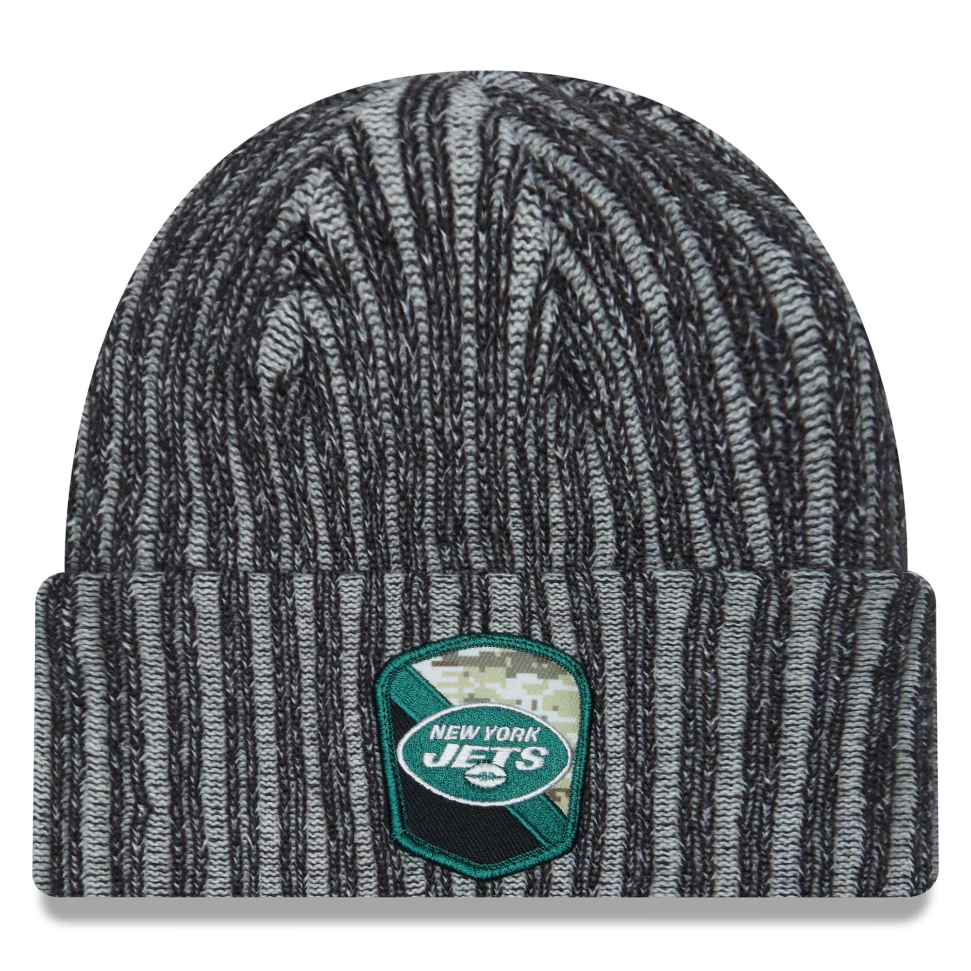 New York Jets 2023 NFL Salute to Service New Era Knit Hat
