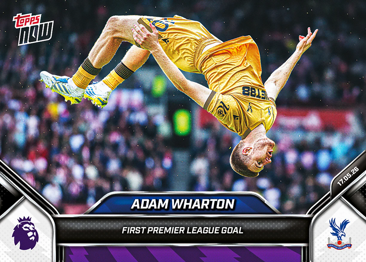 Adam Wharton - 2025-26 Premier League Topps NOW® - Card 196 - PR: 1604