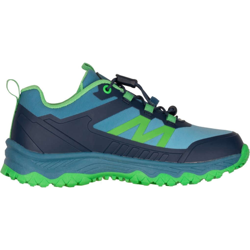 Trollkids Sirdal Low Hiker Kids - Mystic Blue/Fresh Green