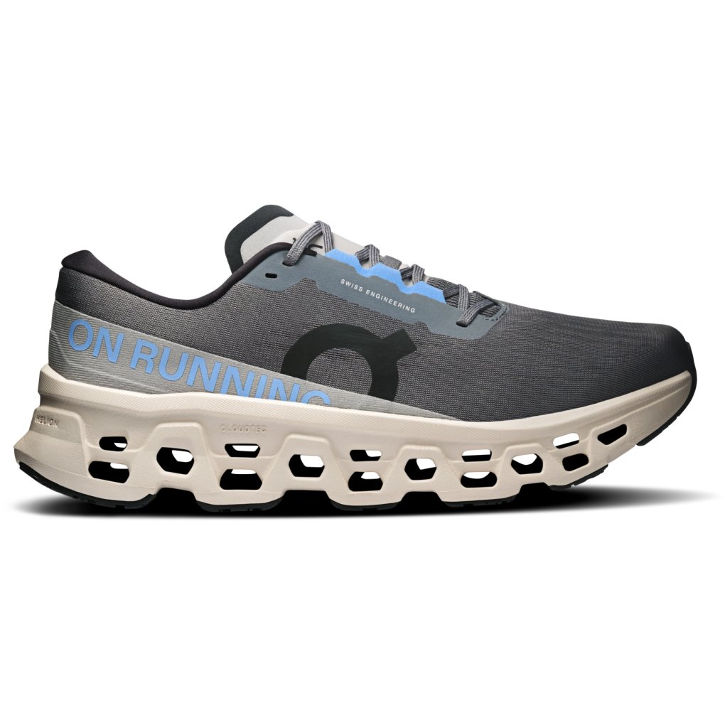 On Cloudmonster 3 Running Shoes Men - Rock | Silver