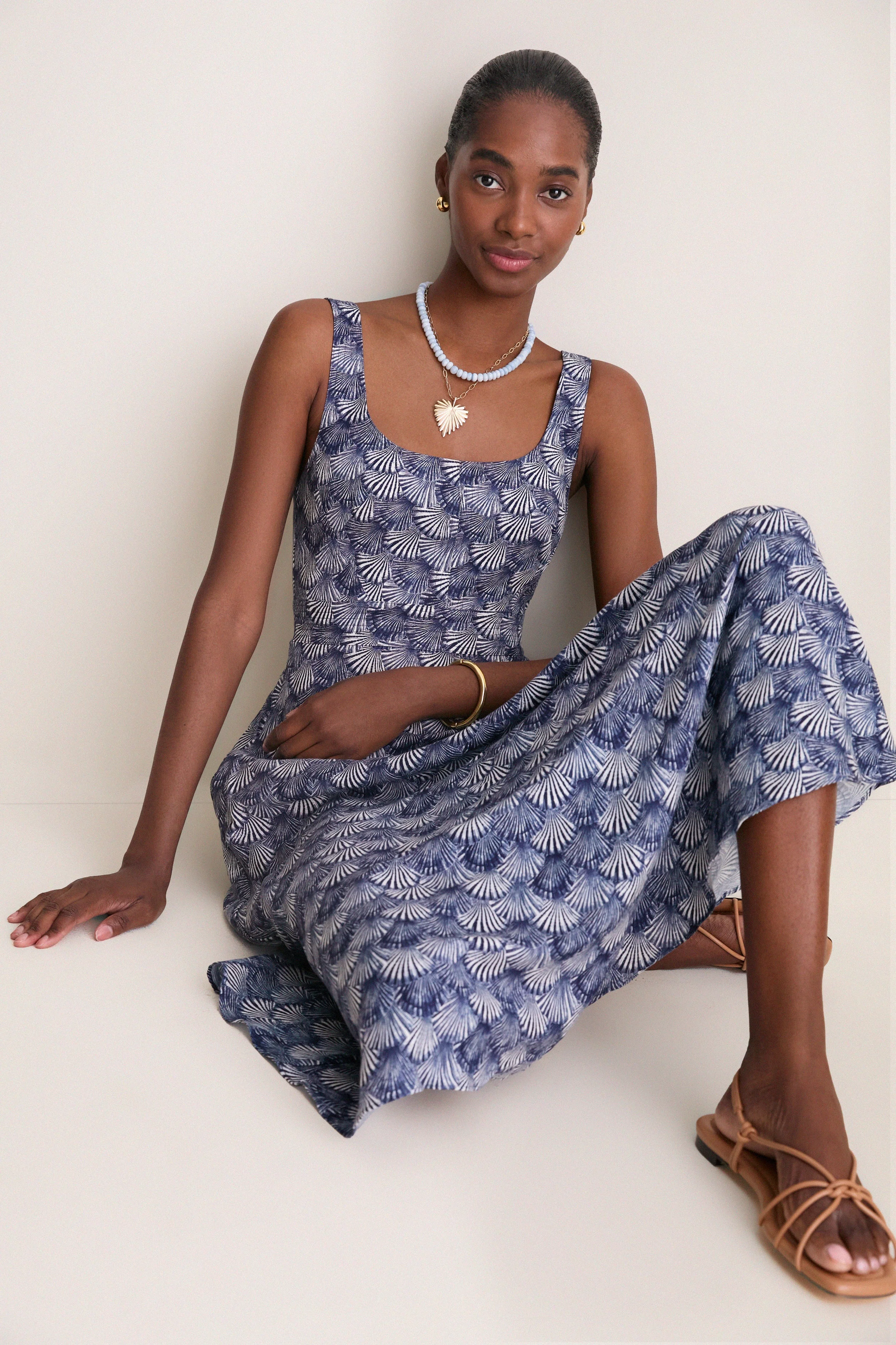 Midnight Sleeveless Maxi Dress