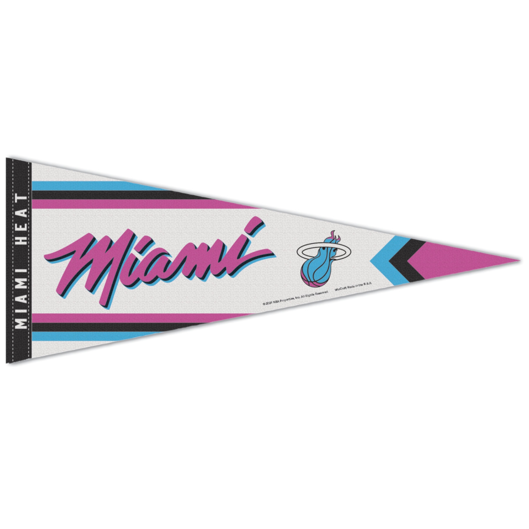 Miami Heat City Edition Premium NBA Pennant