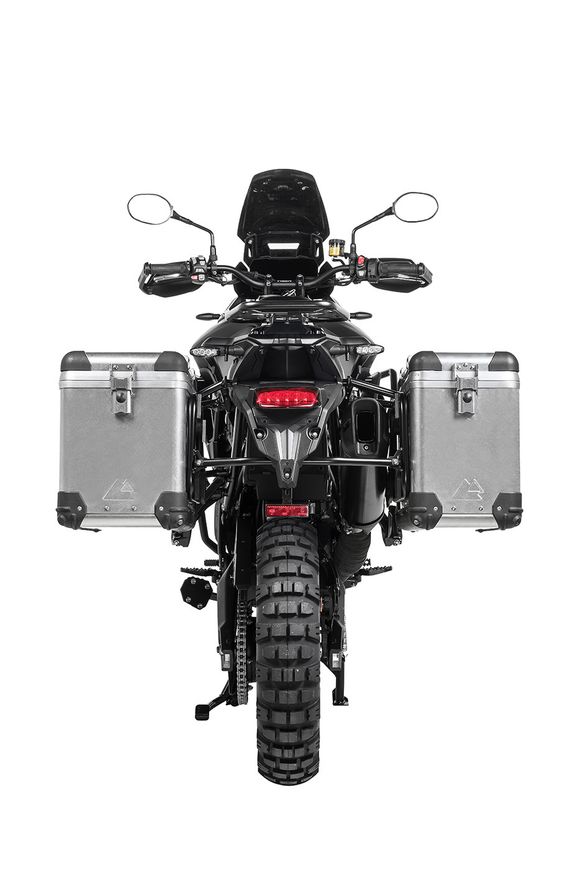 Touratech ZEGA Pro 38/45 suitcase - Black support included - AluminumRef: Trt01884A / 01-421-5785-0