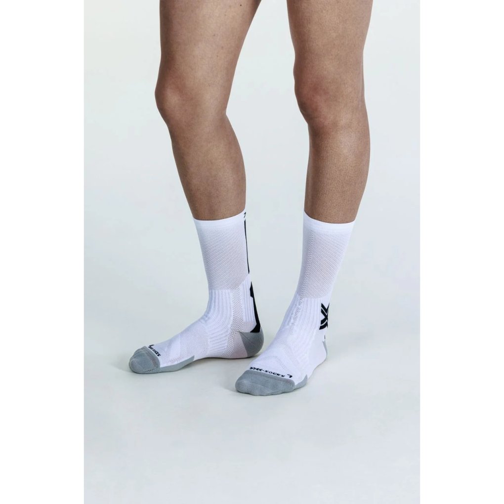 X-Socks Bike Perform Crew Sock - fluo pink/x black