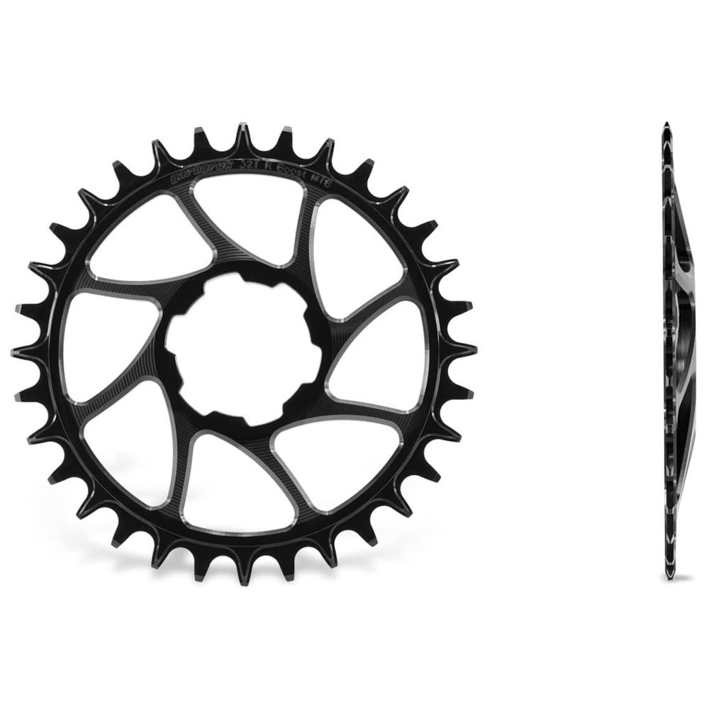 Garbaruk MTB Chainring - Direct Mount / Round / Narrow-Wide / Boost - for Hope - black
