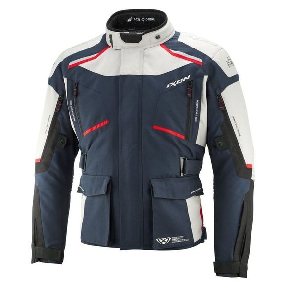 Ixon Midgard Motorcycle Jacket - Large Sizes - Blue / BlackRef: IX2090