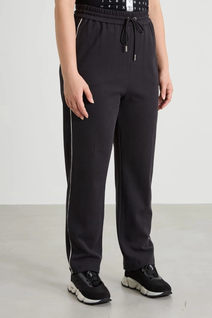 Jersey trousers - BLACK