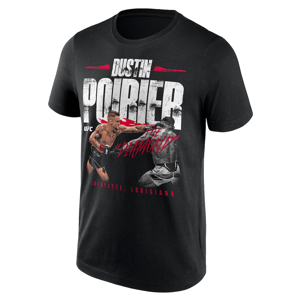 UFC Dustin Poirier Strike T-Shirt - Black - Mens