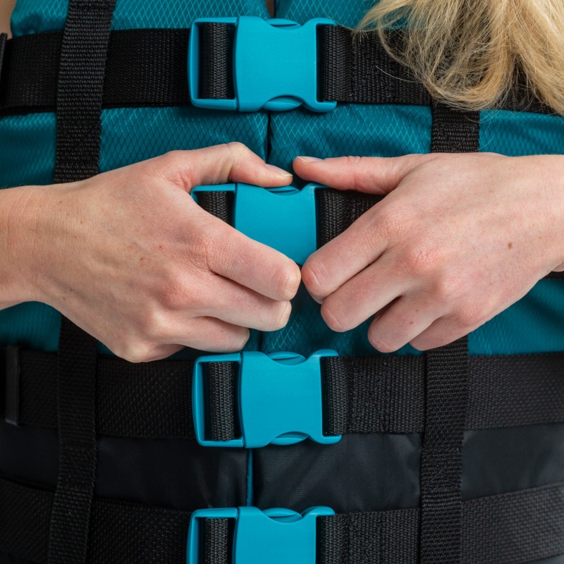 Jobe 4 Buckle Life Vest Teal
