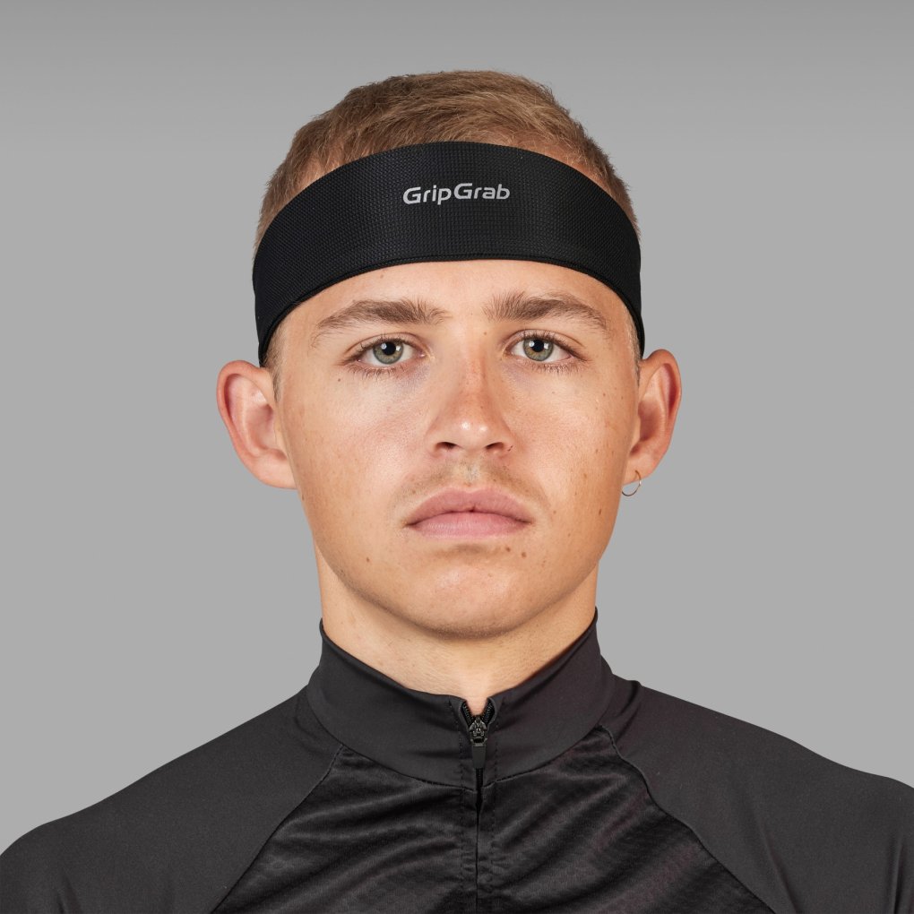 GripGrab Lightweight Summer Sweatband - Black