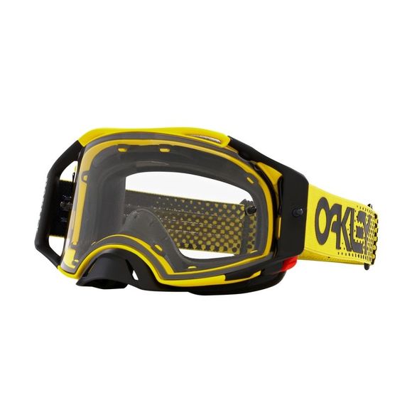 Oakley AIRBRAKE MX MOTO YELLOW CLEAR SCREEN 2024 cross mask - YellowRef: OK1663 / 8008084005