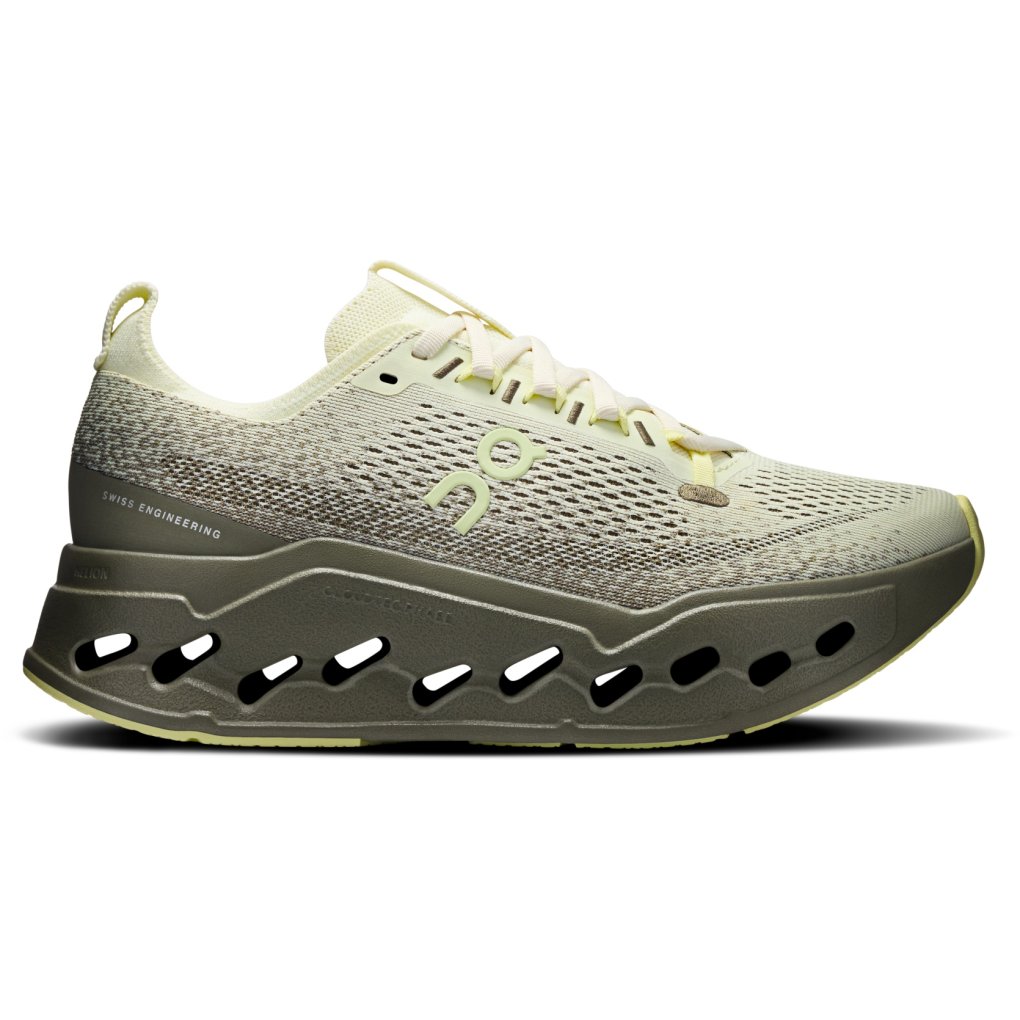 On Cloudsurfer Max Running Shoes Women - Seedling | Olive