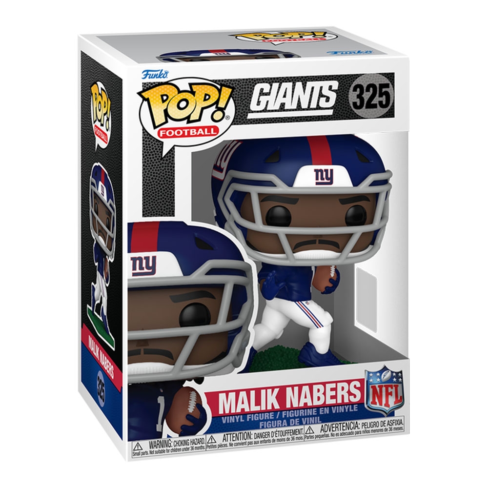 Funko POP! #325 Malik Nabers New York Giants Vinyl NFL Figure