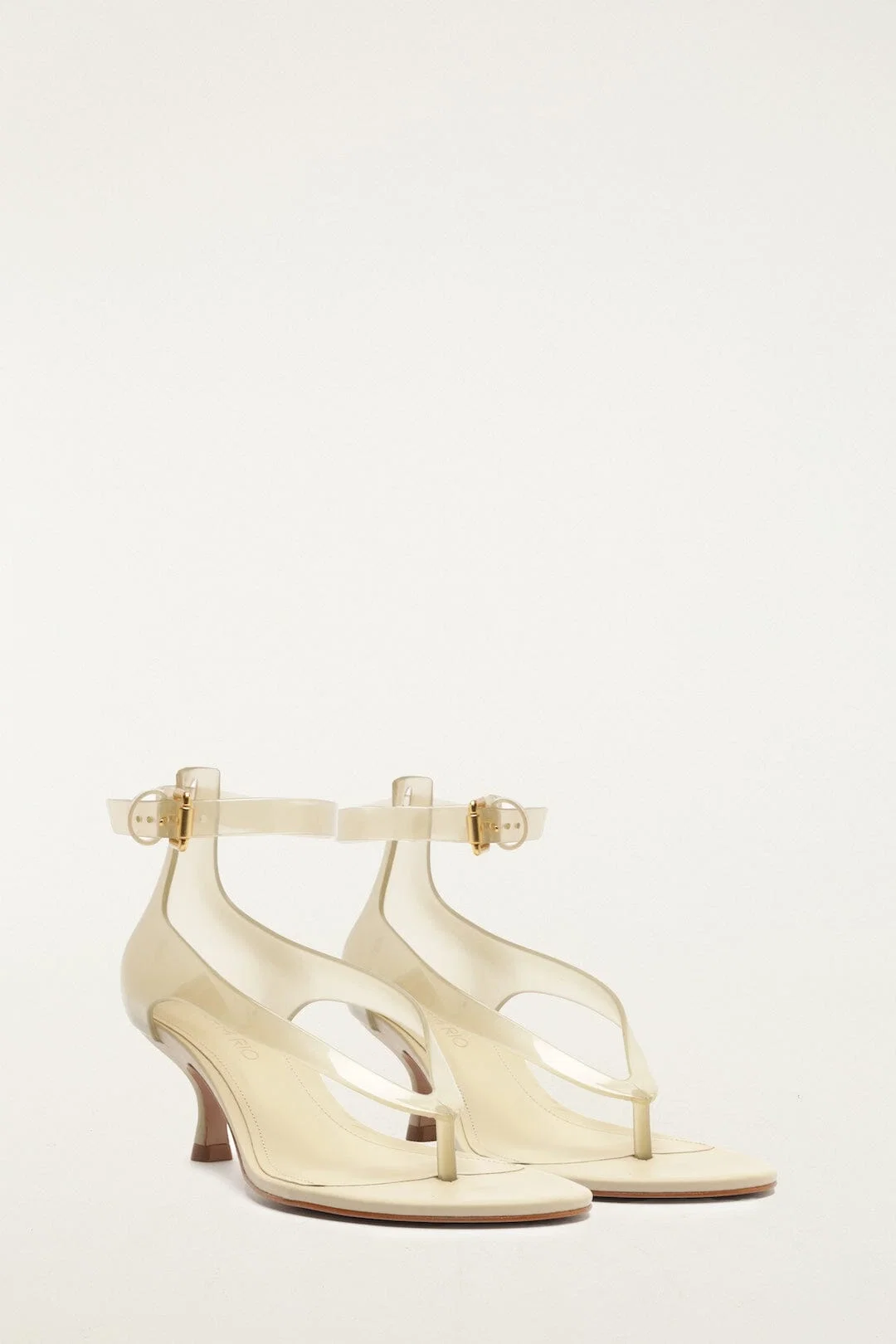 Off-White Jelly Heel Sandal