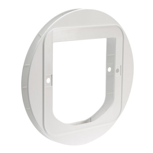 Sureflap Cat Flap Mounting Adapter - Grey/white