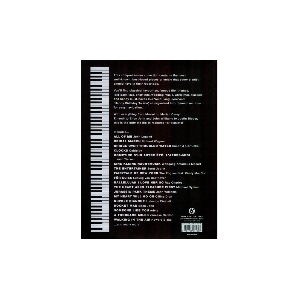 Wise Publications The Big Black Piano Songbook – Thomann Ireland