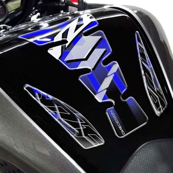Puig WINGS YZF Universal Tank Pad - BlueRef: PUI0068