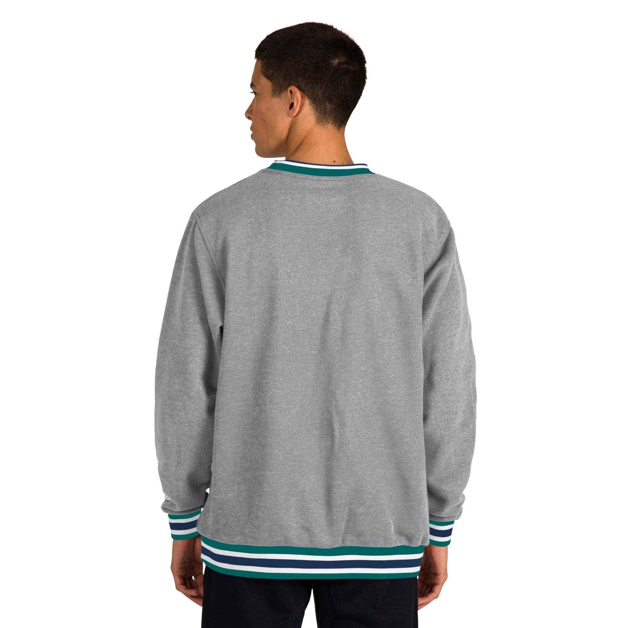 Seattle Mariners Throwback MLB Crew Sweatshirt Gray