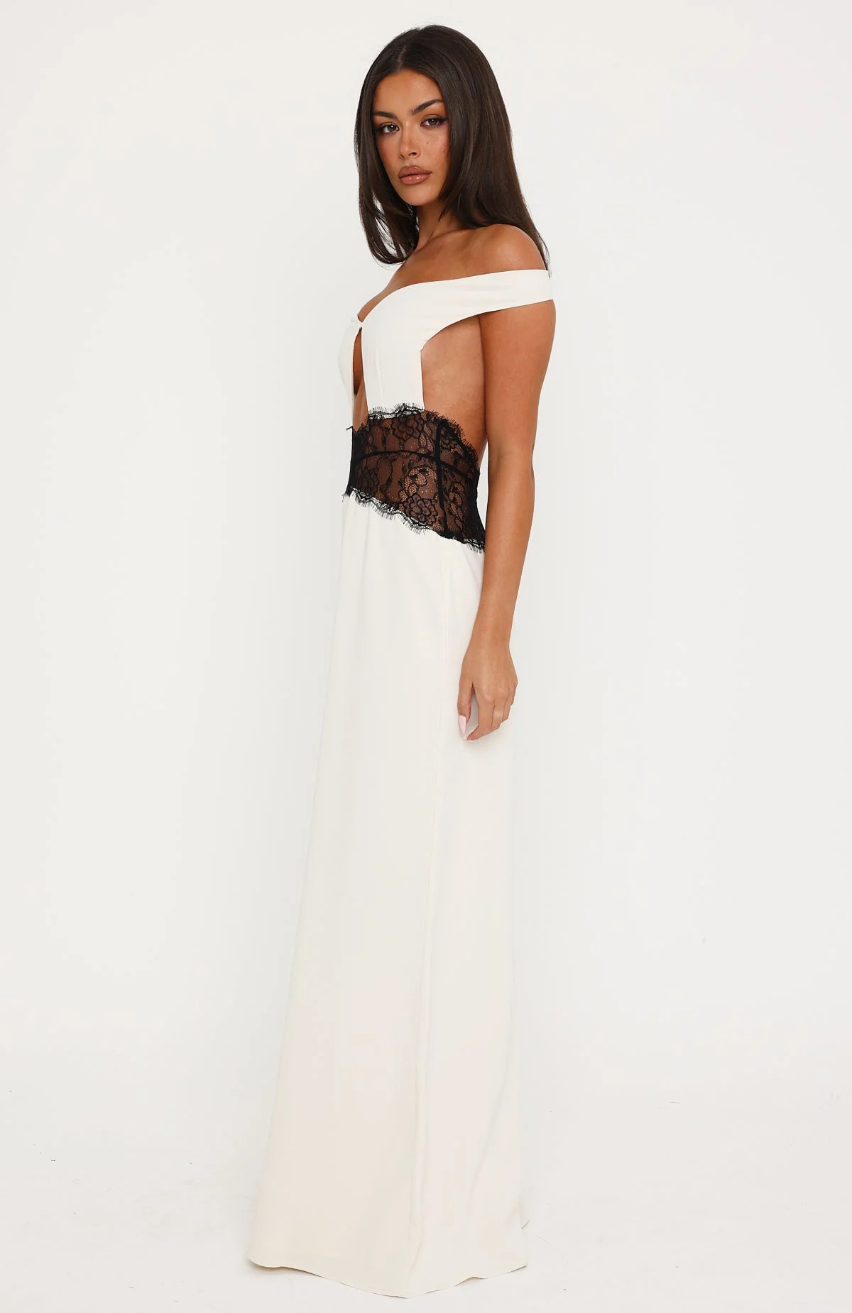Breaking The Internet Maxi Dress Off White