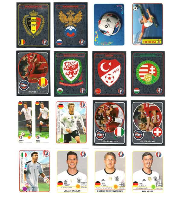 Panini EURO 2016 Sticker - 10 Packets
