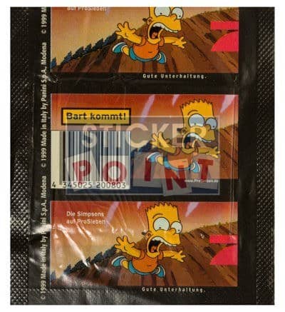 Panini Fussball 2000 Packet - original With 5 Stickers